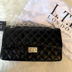 LTL London Seville Quilted Chain Bag